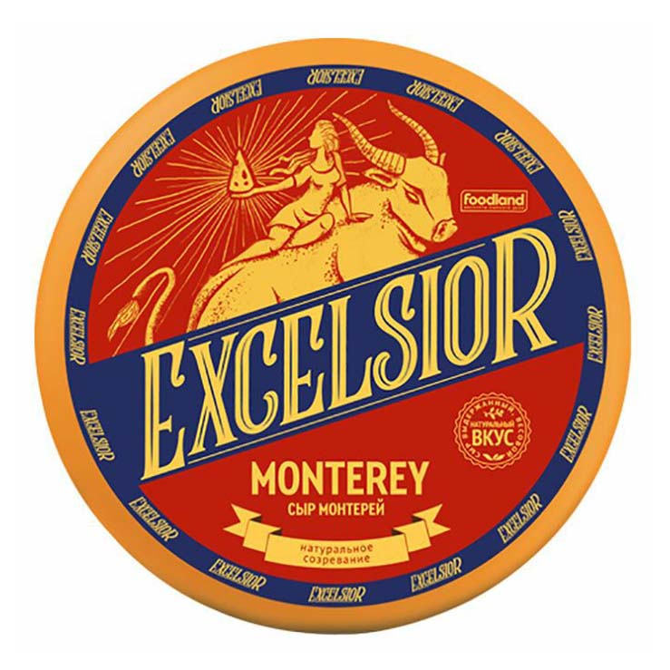 фото Сыр твердый excelsior монтерей 45%