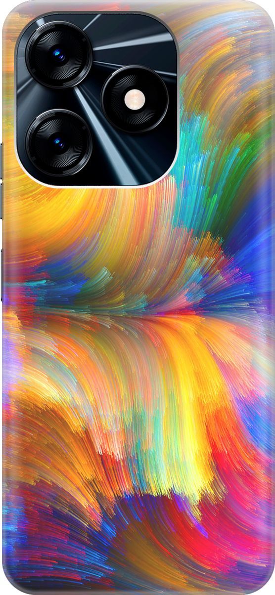 

Силиконовый чехол на Tecno Spark 10 "Акварельное небо", Желтый;фиолетовый, 159534