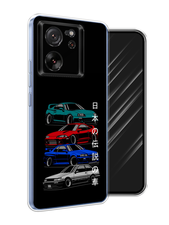 

Чехол Awog на Xiaomi 13T Pro Про "JDM Legend cars", Зеленый;красный;синий, 319950-1