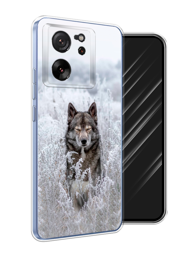 

Чехол Awog на Xiaomi 13T Pro Про "Волк в поле", Белый;черный, 319950-1
