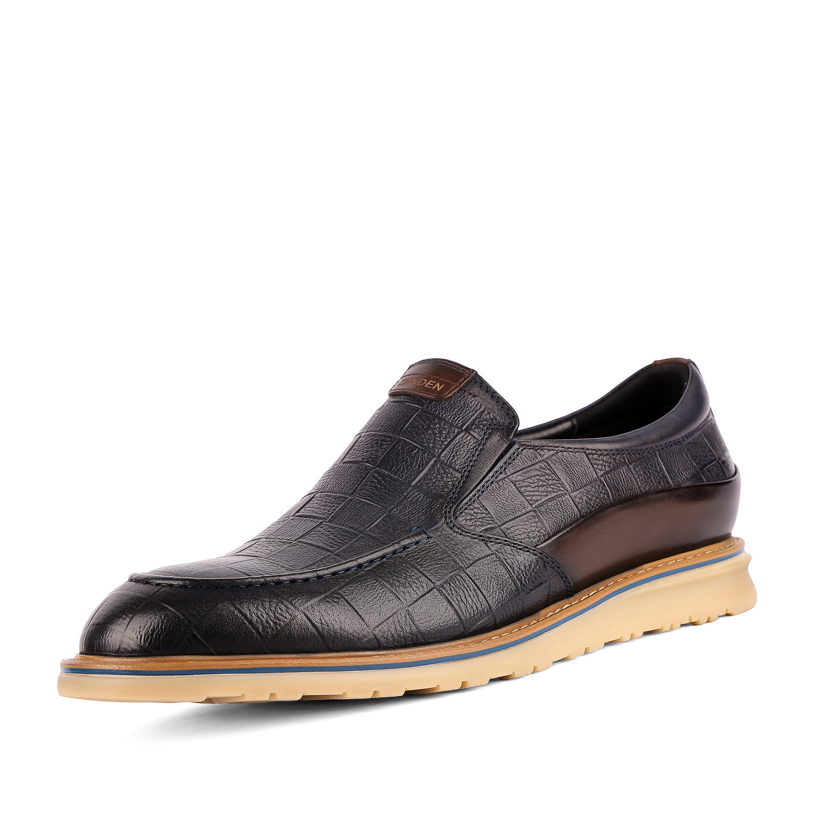 

Лоферы мужские Zenden 110-41MV-029KK синие 41 RU, Синий, 110-41MV-029KK