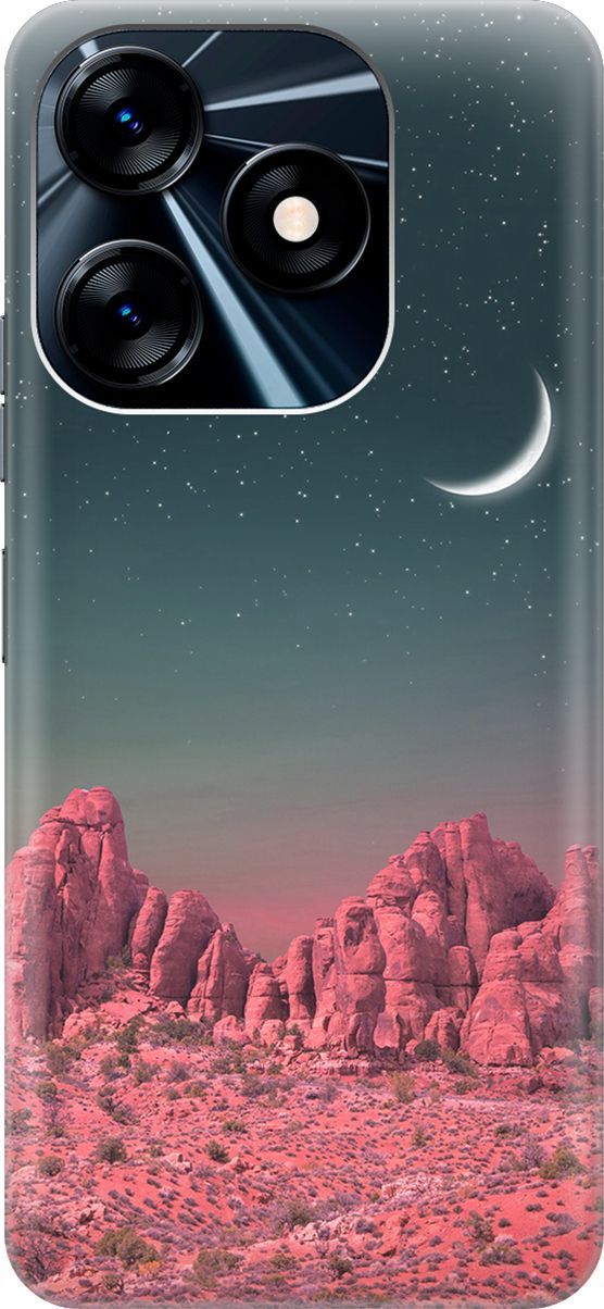 Силиконовый чехол на Tecno Spark 10 