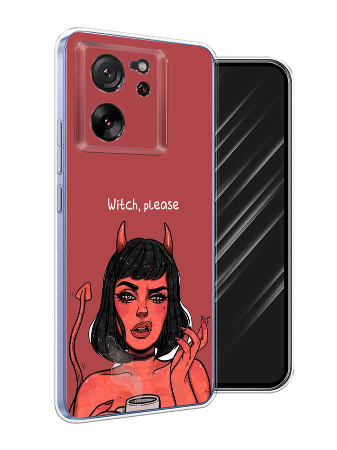 

Чехол Awog на Xiaomi 13T Pro Про "Evil Girl", Бордовый;черный, 319950-1