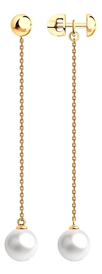 

Серьги из красного золота AllTime 792306_s, жемчуг, 792306_s