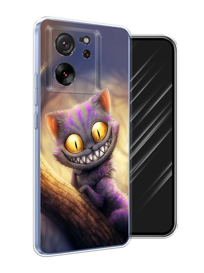 

Чехол Awog на Xiaomi 13T Pro Про "Cheshire Cat", Фиолетовый;желтый, 319950-1