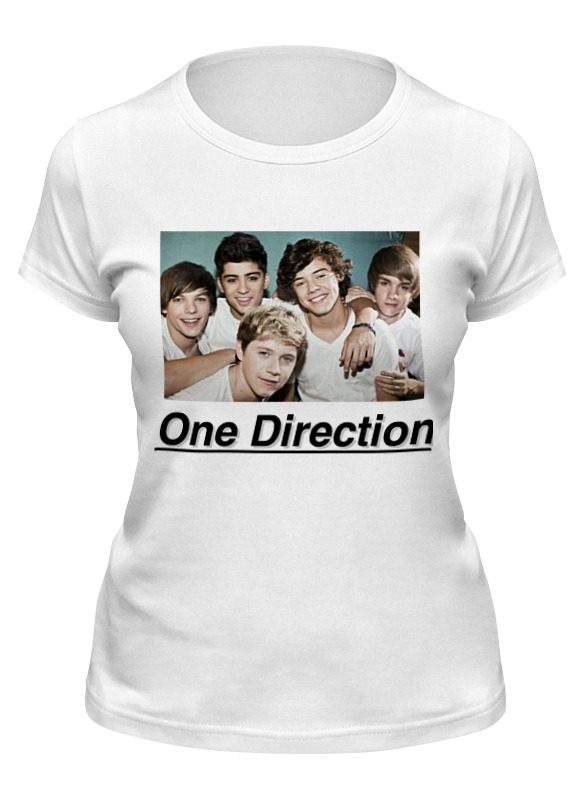 

Футболка женская Printio One direction белая S, Белый, One direction