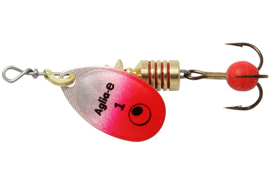 

Блесна для рыбалки вращающаяся Mepps AGLIA-E (6.5 / Silver/Red / 5 / - / 5 / 5 штук в, Серебристый;красный, Aglia-E