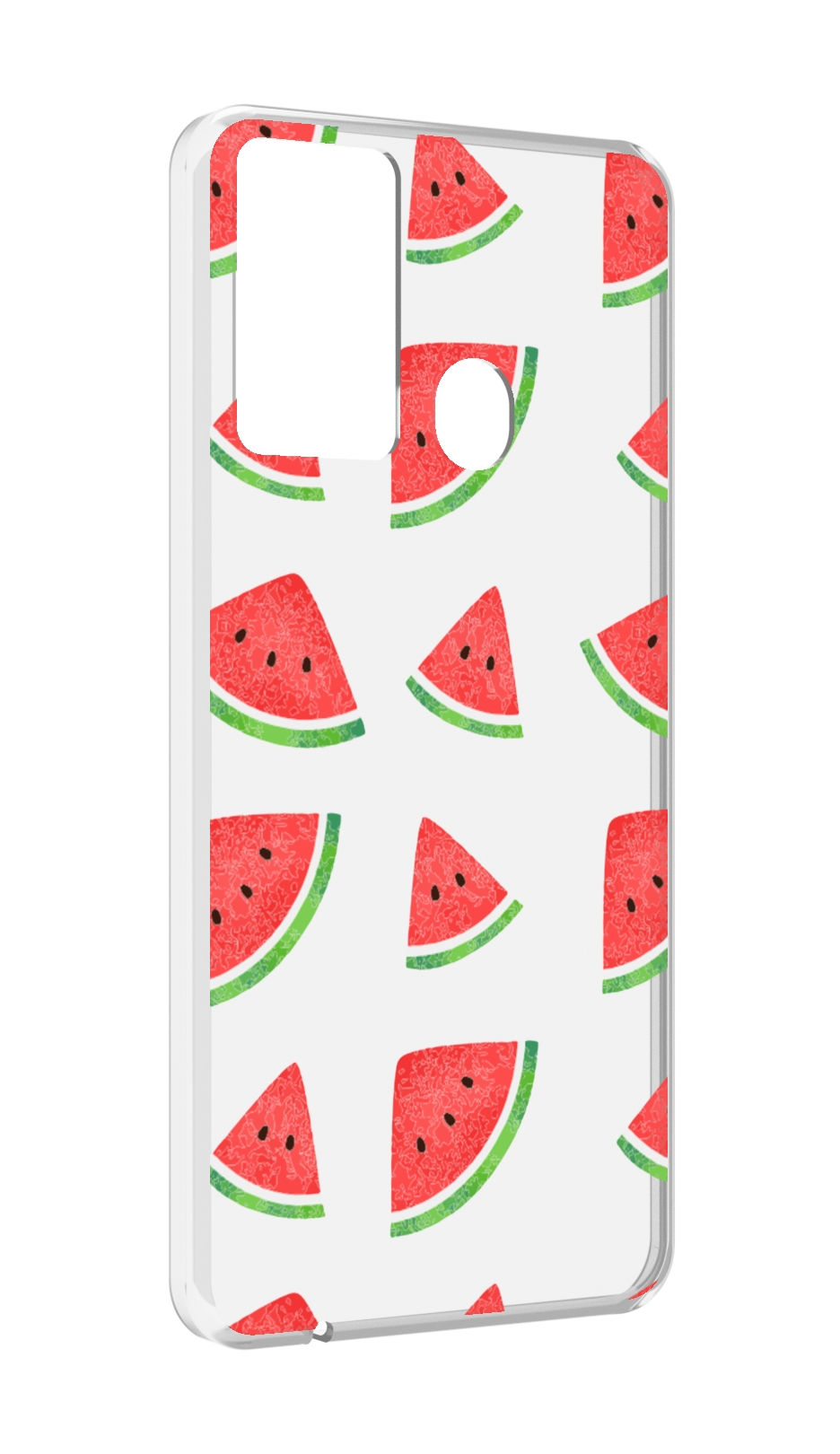 

Чехол MyPads арбузики для Itel P37/Itel Vision 2S, Прозрачный, Tocco