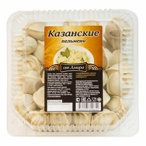 

Пельмени От Амира Казанские 500 г