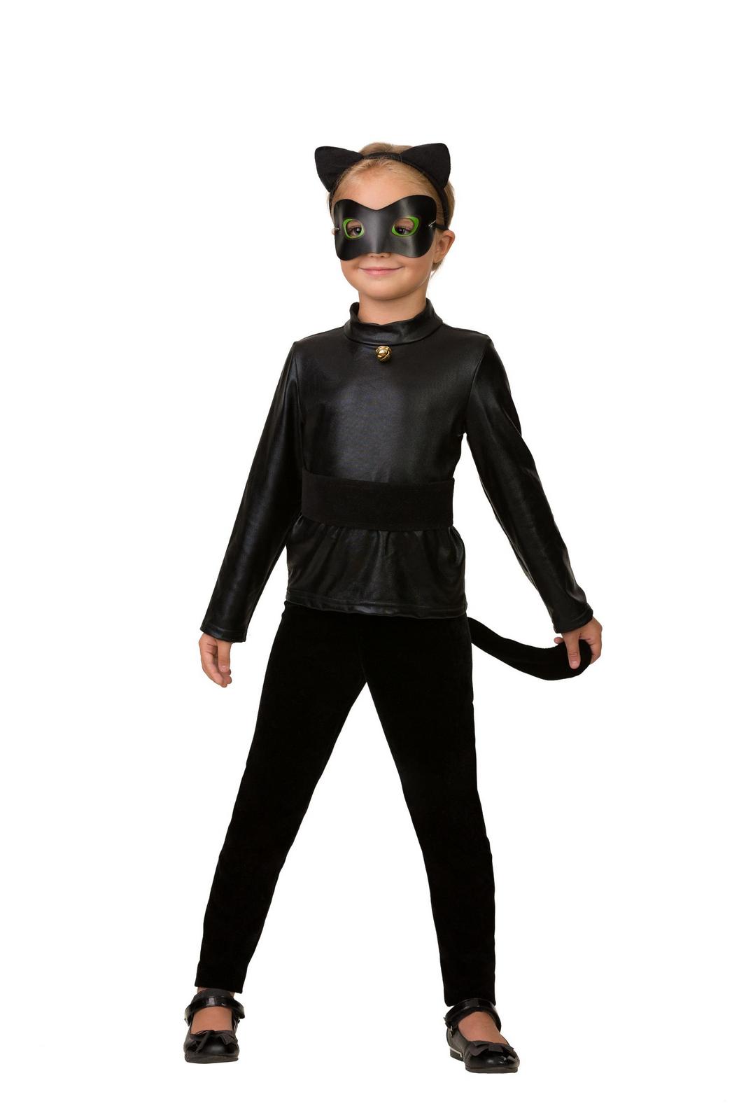 Карнавальный костюм Batik 499 Супер Кот, черный, 146