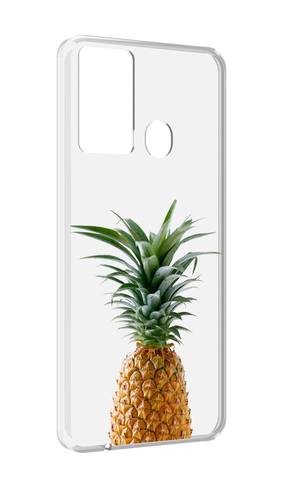

Чехол MyPads ананас для Itel P37/Itel Vision 2S, Прозрачный, Tocco