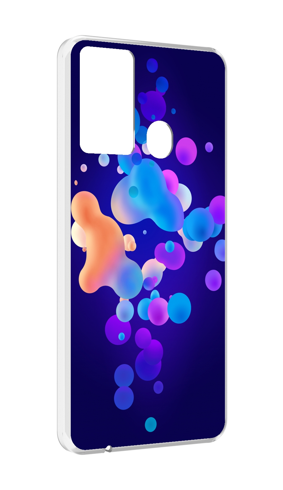 

Чехол MyPads абстрактные-пузырьки для Itel P37/Itel Vision 2S, Прозрачный, Tocco