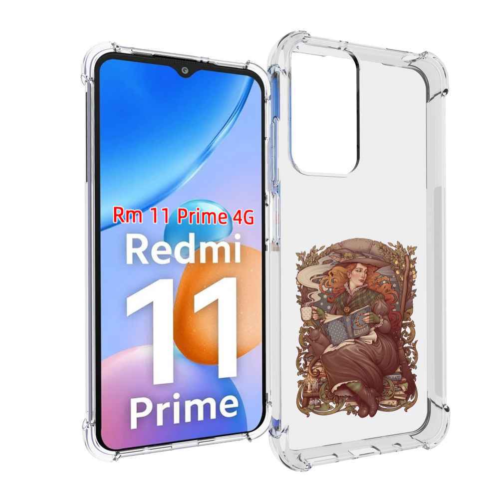 

Чехол MyPads Женские_126 для Xiaomi Redmi 11 Prime 4G, Прозрачный, Tocco