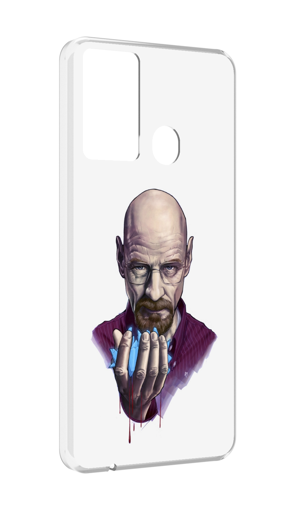 

Чехол MyPads Хайзенберг для Itel P37/Itel Vision 2S, Прозрачный, Tocco