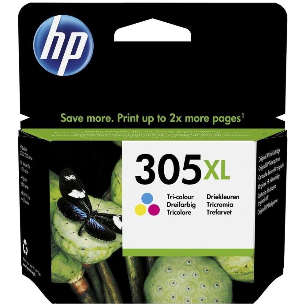 

Картридж HP 305XL Tri-Colour 3YM63AE для Deskjet 2320/2710/2720/2721/2723/Plus 4120, Многоцветный, 305XL