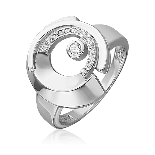 

Кольцо из серебра р., PLATINA jewelry 01-5649-00-401-0200, фианит, 01-5649-00-401-0200