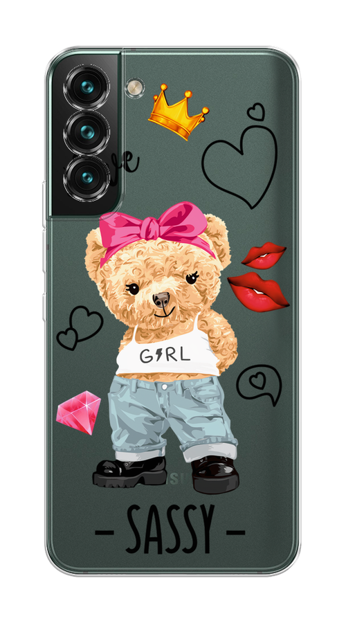 

Чехол на Samsung Galaxy S22 Plus "Sugar Mommy", Голубой;белый;розовый, 2103950-6