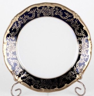 

Набор из 6-ти тарелок Ювел синий Диаметр: 19 см