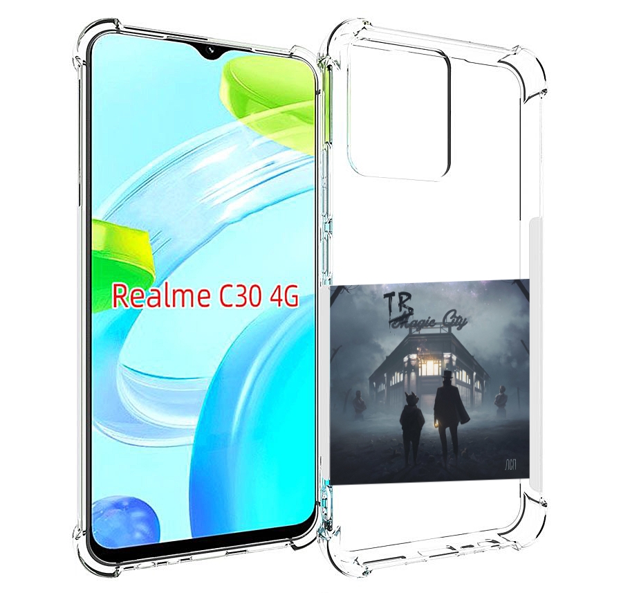 

Чехол MyPads Tragic City ЛСП для Realme C30 4G / Narzo 50i Prime, Прозрачный, Tocco