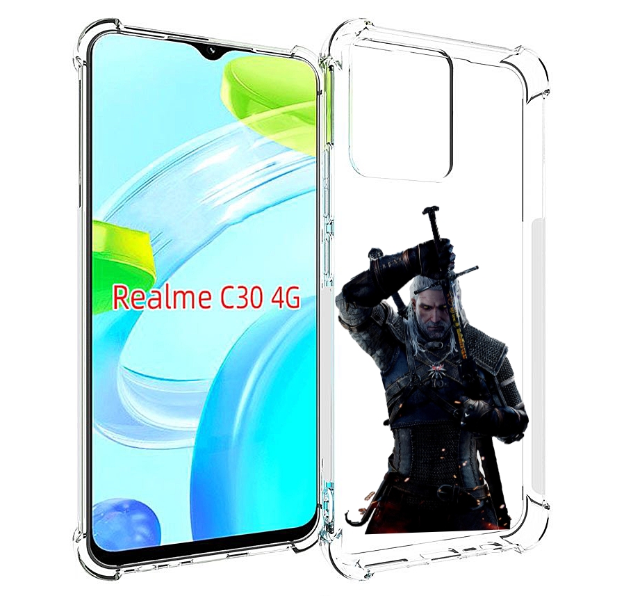 

Чехол MyPads The-Witcher-3-Ведьмак для Realme C30 4G / Narzo 50i Prime, Прозрачный, Tocco