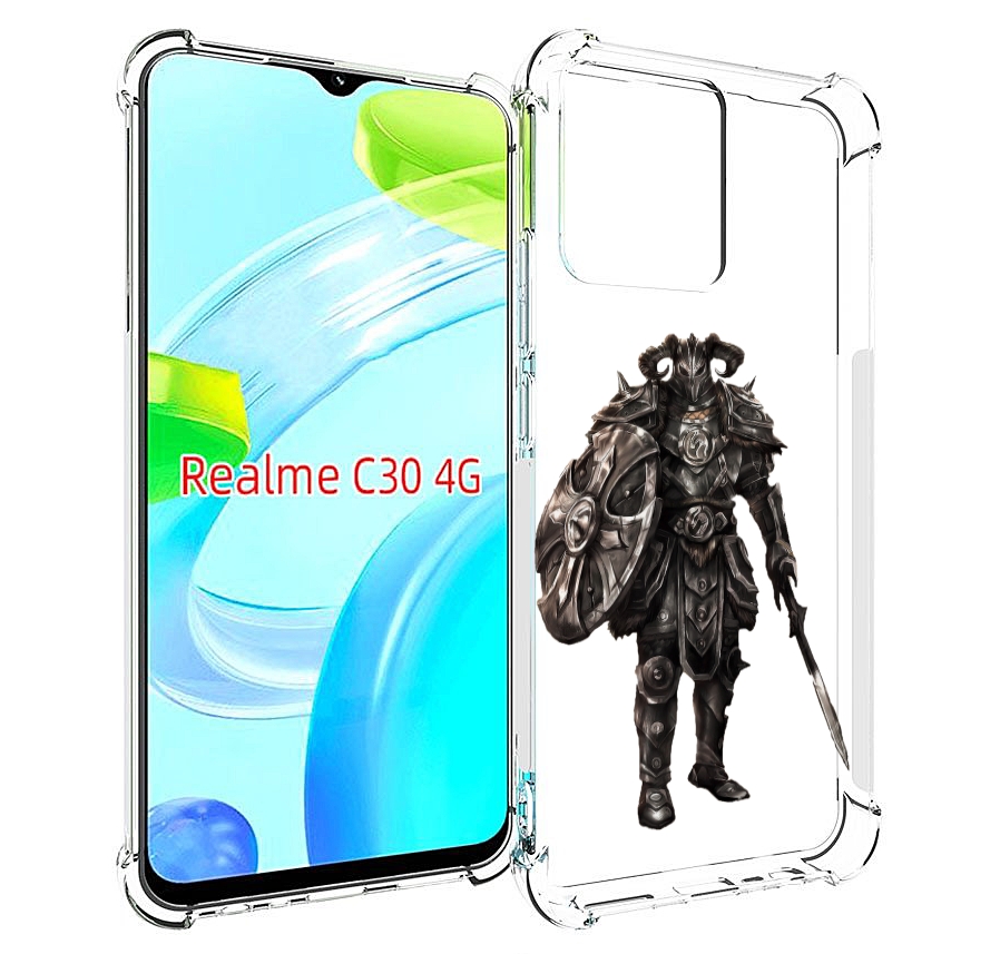 

Чехол MyPads The-Elder-Scrolls-Online для Realme C30 4G / Narzo 50i Prime, Прозрачный, Tocco