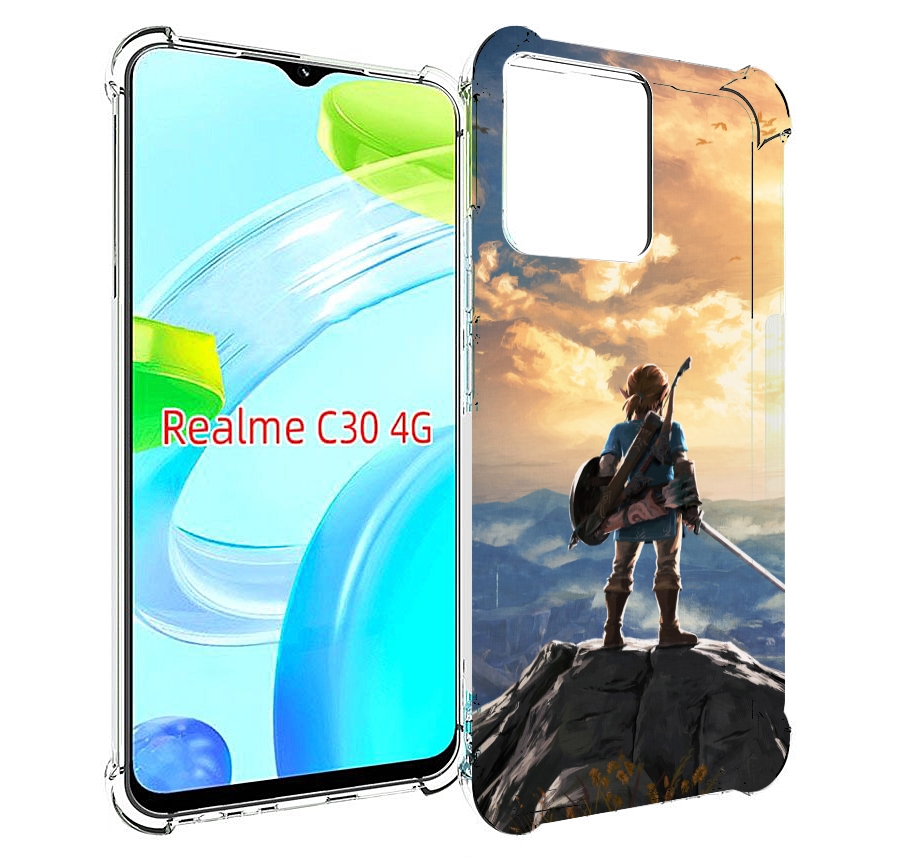 

Чехол MyPads The Legend of Zelda для Realme C30 4G / Narzo 50i Prime, Прозрачный, Tocco