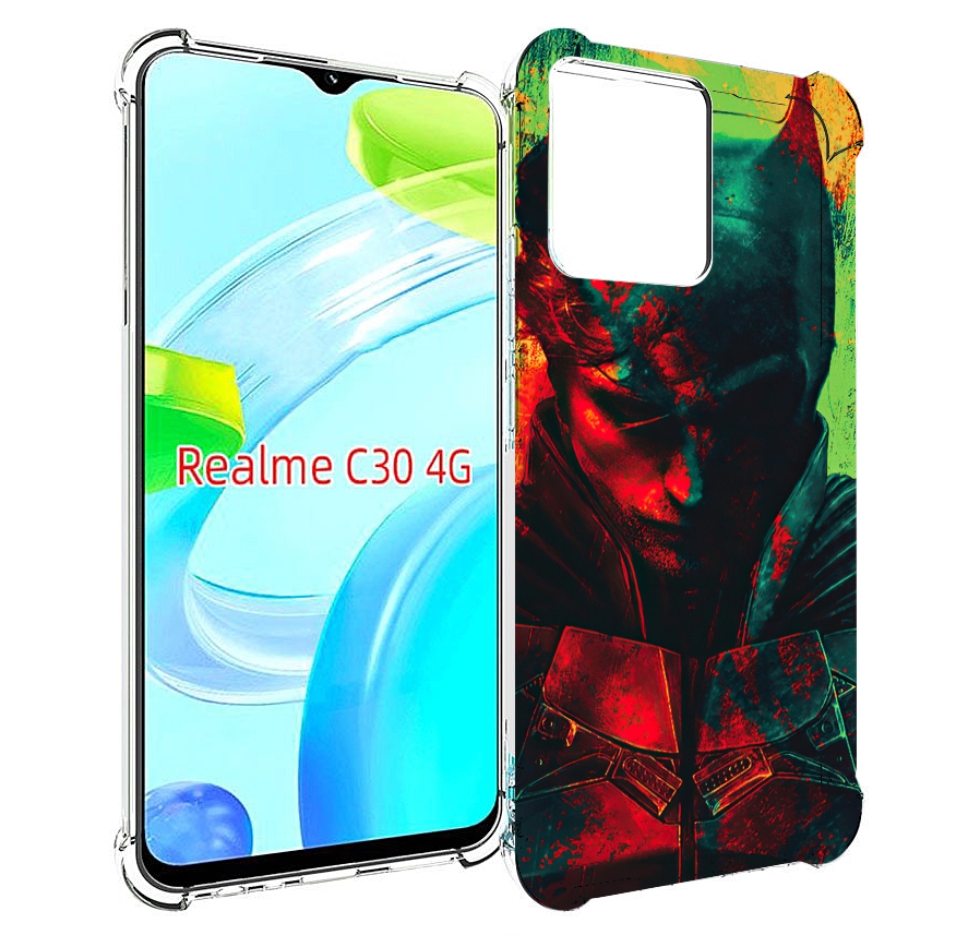 

Чехол MyPads The Batman для Realme C30 4G / Narzo 50i Prime, Прозрачный, Tocco