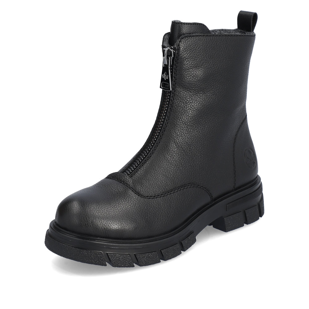 

Полусапоги женские Rieker Z9165-00 черные 36 RU, Черный, Z9165-00