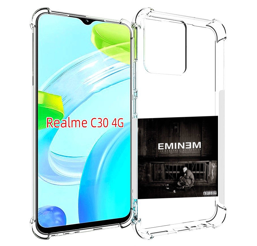 

Чехол MyPads THE MARSHALL MATHERS LP для Realme C30 4G / Narzo 50i Prime, Прозрачный, Tocco