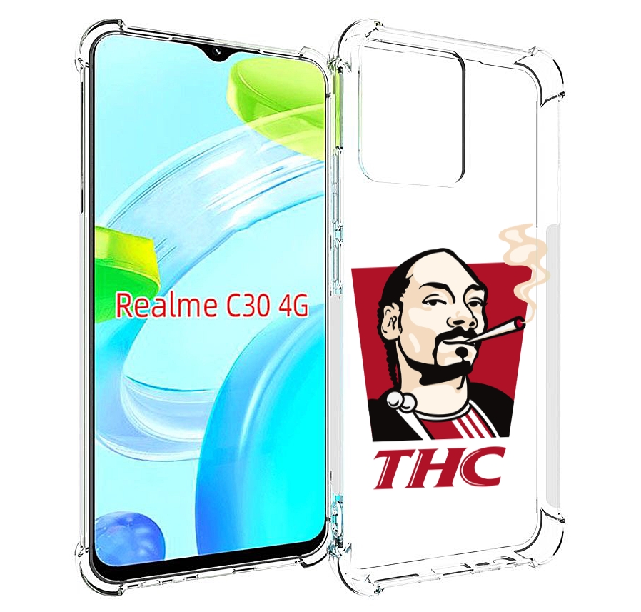 

Чехол MyPads THC для Realme C30 4G / Narzo 50i Prime, Прозрачный, Tocco
