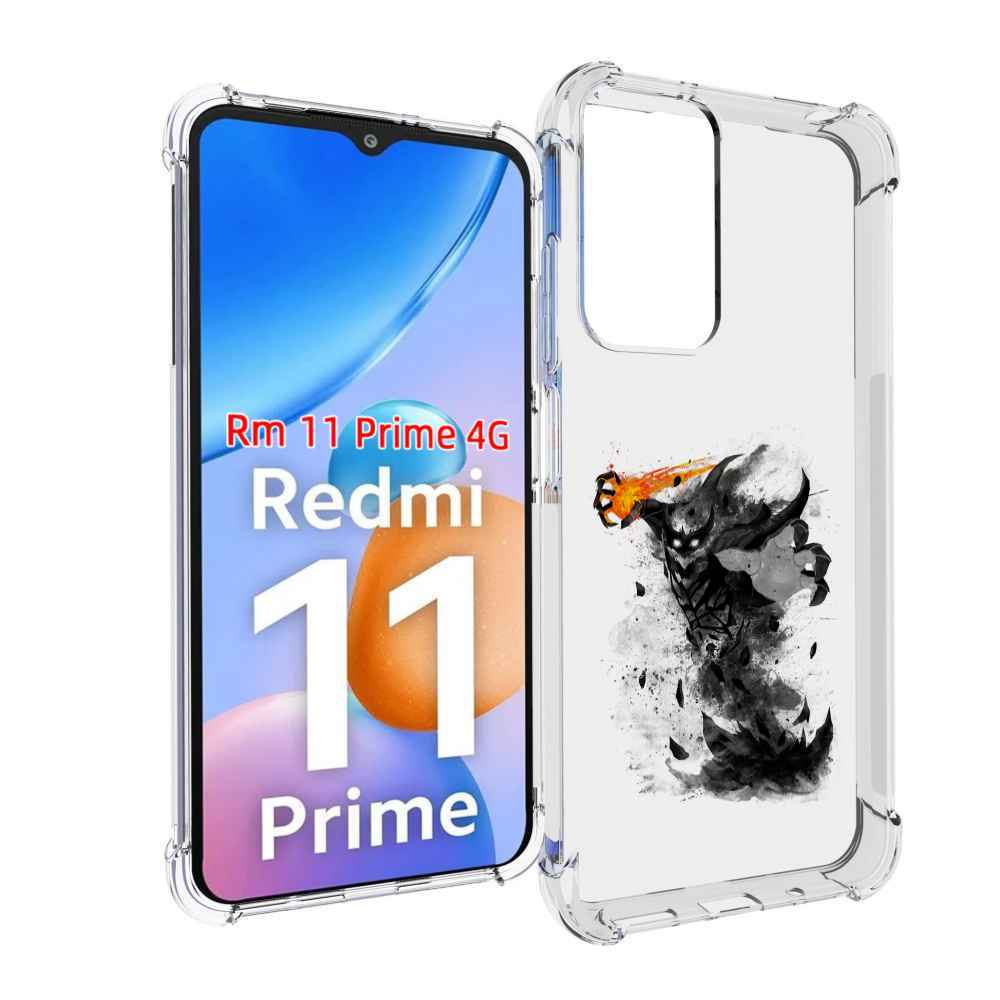 Чехол MyPads nevermore черно белый для Xiaomi Redmi 11 Prime 4G