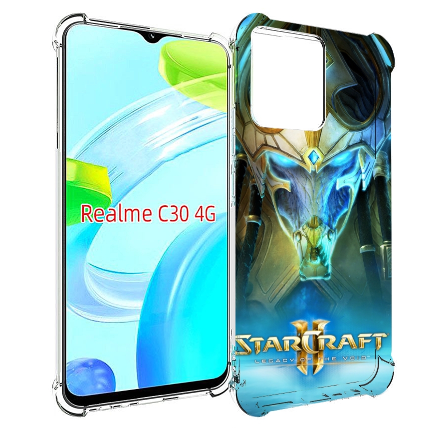 

Чехол MyPads StarCraft II Legacy of the Void для Realme C30 4G / Narzo 50i Prime, Прозрачный, Tocco