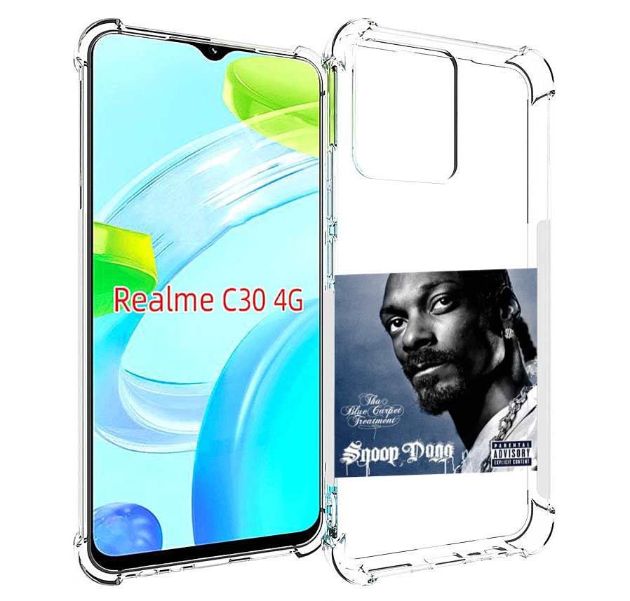 

Чехол MyPads Snoop Dogg THA BLUE CARPET TREATMENT для Realme C30 4G / Narzo 50i Prime, Прозрачный, Tocco