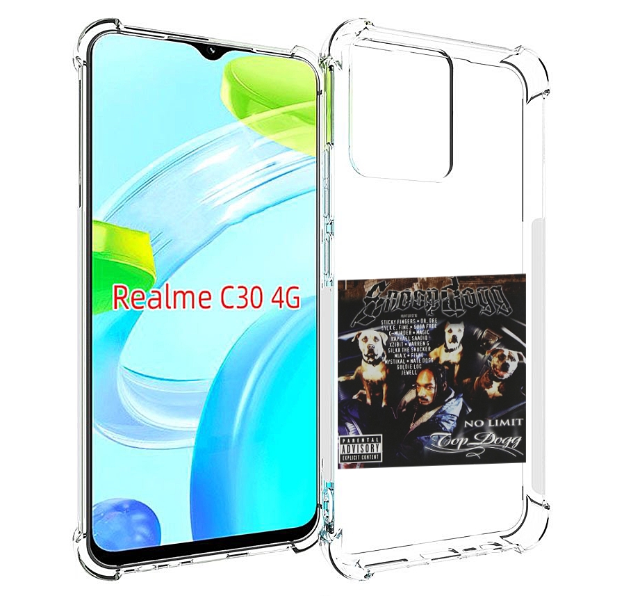 

Чехол MyPads Snoop Dogg NO LIMIT TOP DOGG для Realme C30 4G / Narzo 50i Prime, Прозрачный, Tocco