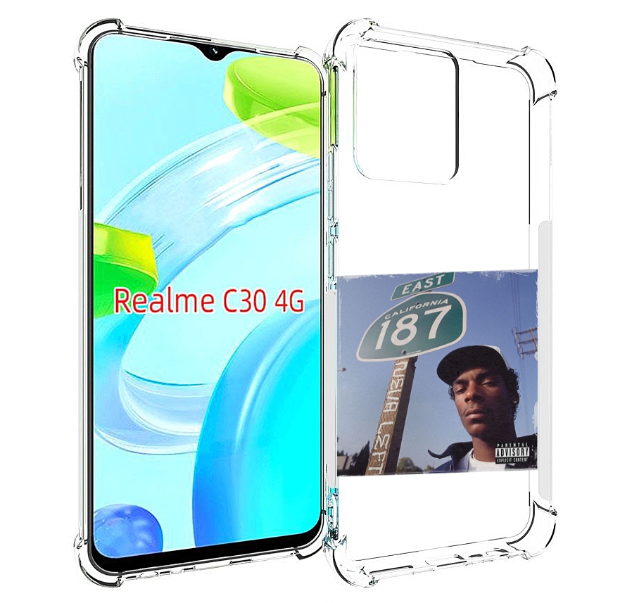 

Чехол MyPads Snoop Dogg NEVA LEFT для Realme C30 4G / Narzo 50i Prime, Прозрачный, Tocco