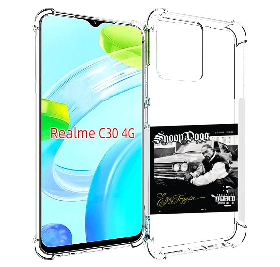 

Чехол MyPads Snoop Dogg EGO TRIPPIN’ для Realme C30 4G / Narzo 50i Prime, Прозрачный, Tocco