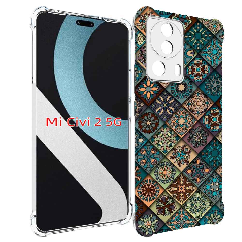 

Чехол MyPads ячейки с арнаментами для Xiaomi Civi 2, Прозрачный, Tocco