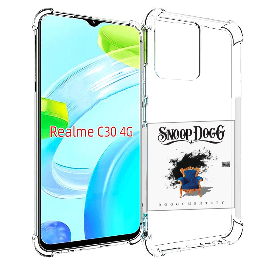 

Чехол MyPads Snoop Dogg DOGGUMENTARY для Realme C30 4G / Narzo 50i Prime, Прозрачный, Tocco