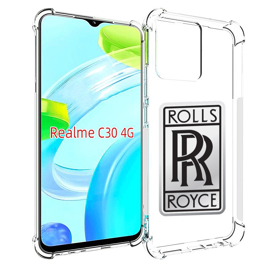 Чехол MyPads Rolls-Royce мужской для Realme C30 4G / Narzo 50i Prime