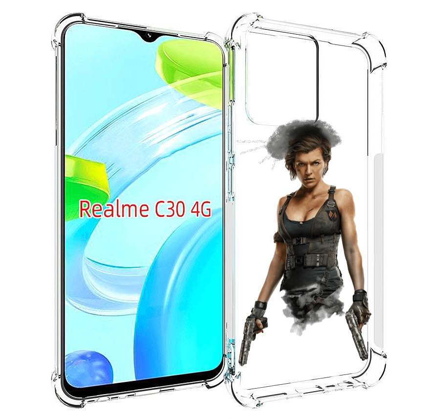 

Чехол MyPads Resident-Evil для Realme C30 4G / Narzo 50i Prime, Прозрачный, Tocco