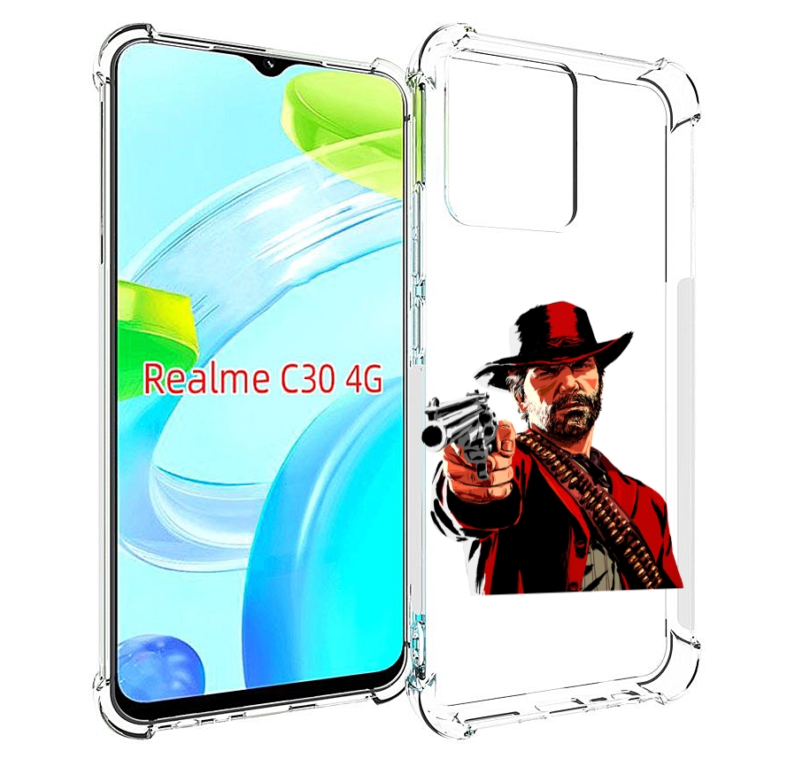 

Чехол MyPads Red-Dead-Redemption-2-РДР-2 для Realme C30 4G / Narzo 50i Prime, Прозрачный, Tocco