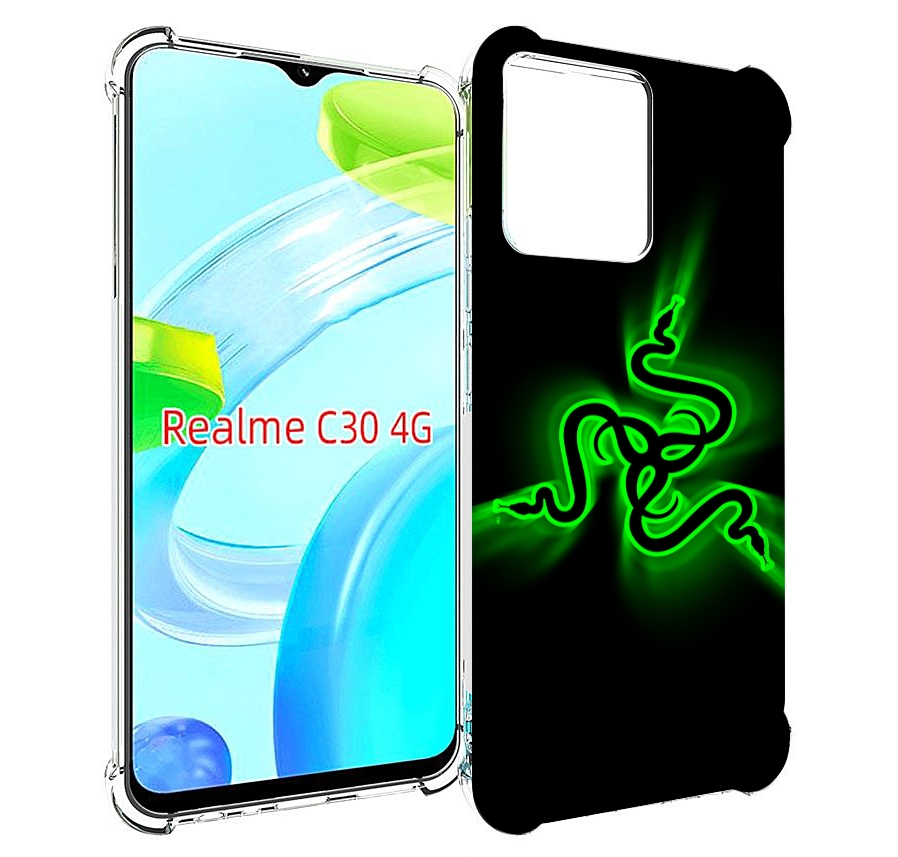 Чехол MyPads Razer для Realme C30 4G / Narzo 50i Prime