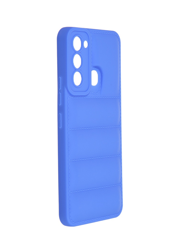 фото Чехол df для itel vision 3 silicone дутый blue itjacket-02 df-group