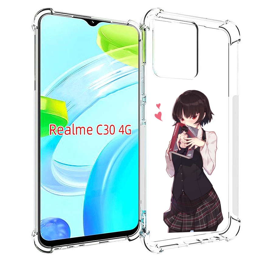 

Чехол MyPads Persona 5 - Makoto Niijima для Realme C30 4G / Narzo 50i Prime, Прозрачный, Tocco