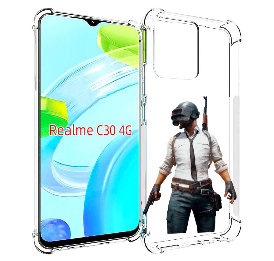 

Чехол MyPads PUBG-2 для Realme C30 4G / Narzo 50i Prime, Прозрачный, Tocco