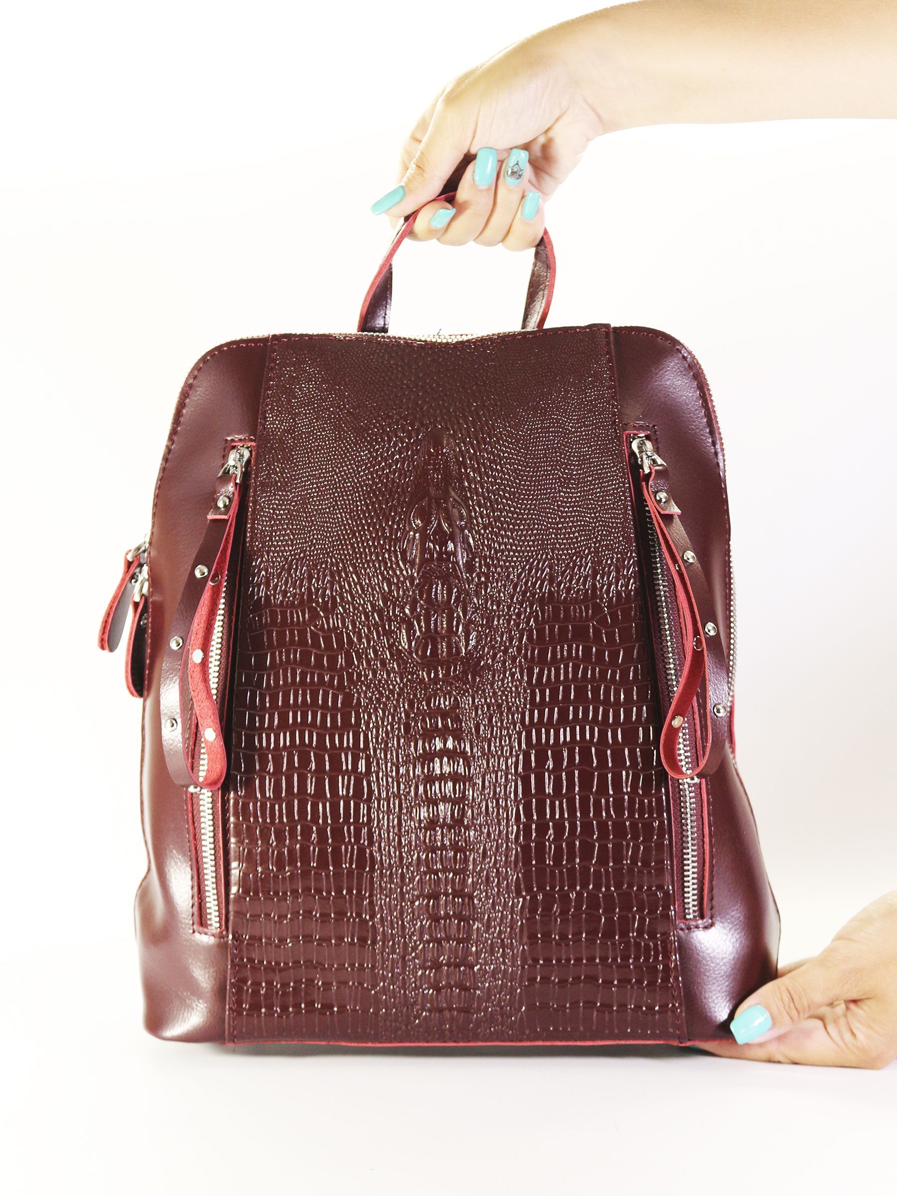 Рюкзак женский BagSTORY PALAU892 бордовый, 32х28х12 см