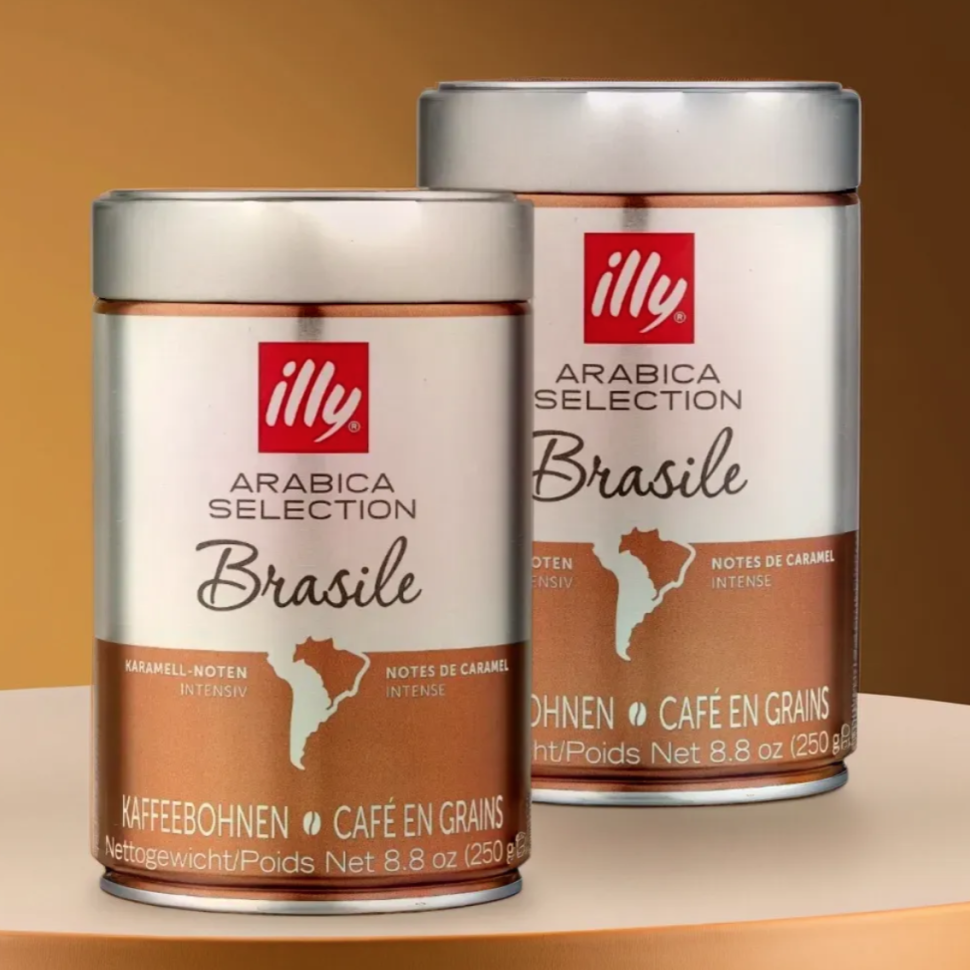 

Кофе в зернах ILLY Brasile Arabica Selection, 2 шт по 250 г