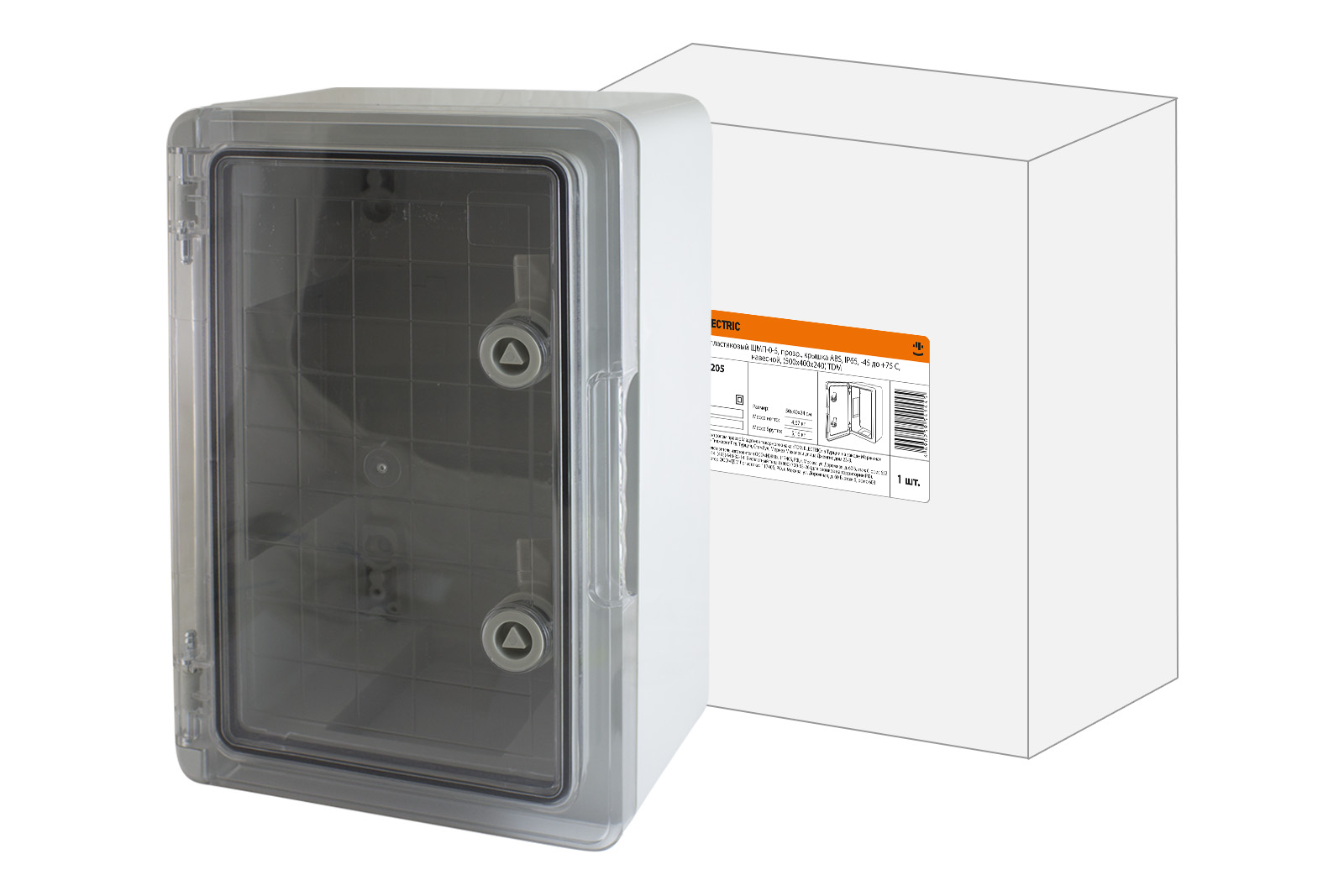 Бокс пластиковый TDM ELECTRIC ЩМП-0-5, прозр., крышка ABS, IP65 SQ0933-0205