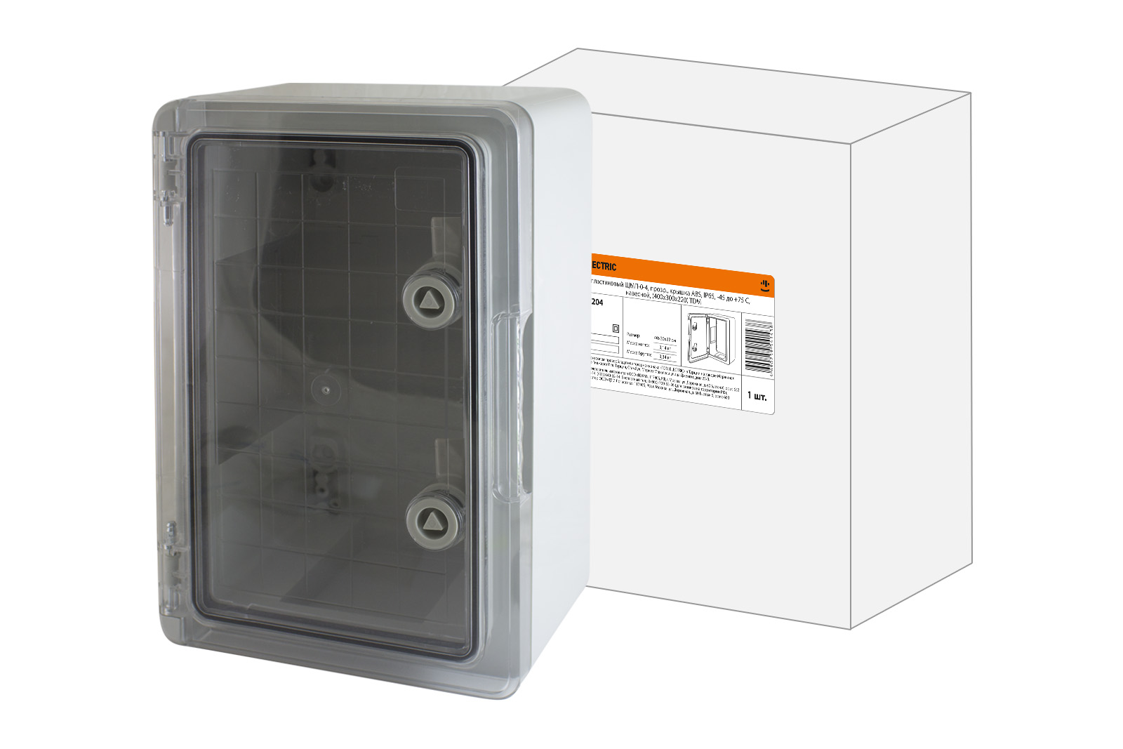 

Бокс пластиковый TDM ELECTRIC ЩМП-0-4, прозр., крышка ABS, IP65 SQ0933-0204