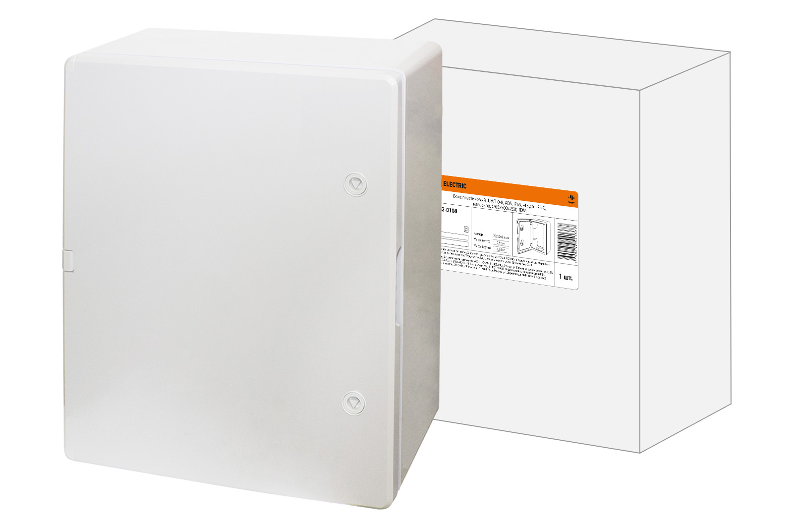 

Бокс пластиковый TDM ELECTRIC ЩМП-0-8, ABS, IP65 SQ0932-0108